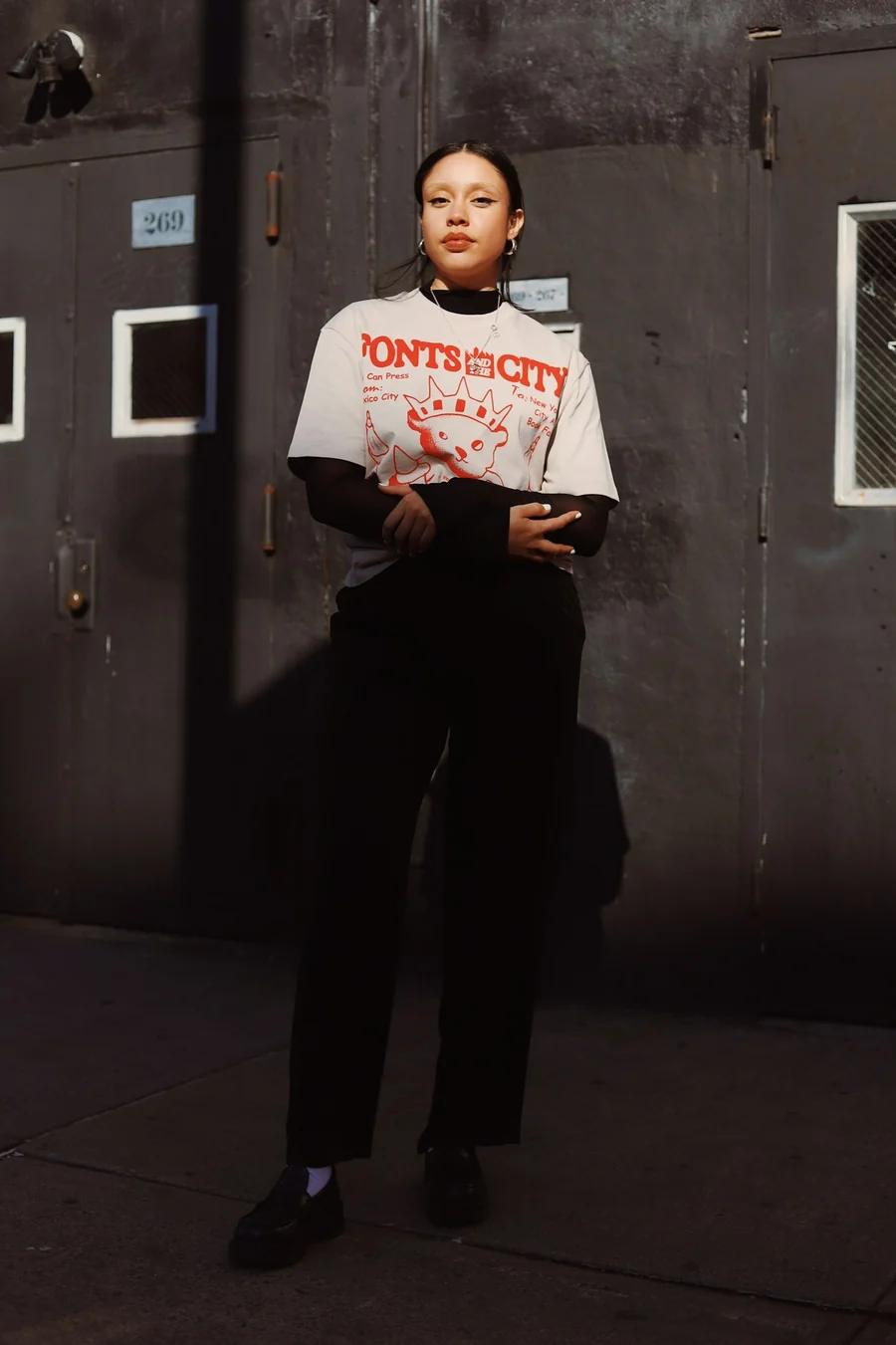 Woman on a New York City street